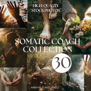 Somatic Coaching Stock Photos | Nervous System Healing Content (30 Photos) (PLR MRR)