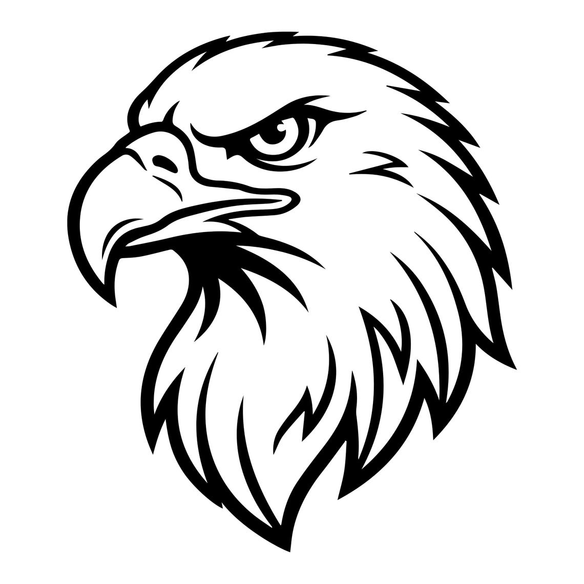 Bald Eagle SVG Bundle | Patriotic Bird Head Cut File (digital Download ...