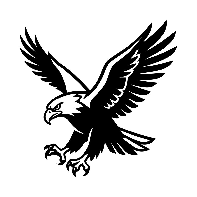 Flying Eagle SVG | Cut File | Bald Eagle Cricut Design | Crafts Files ...