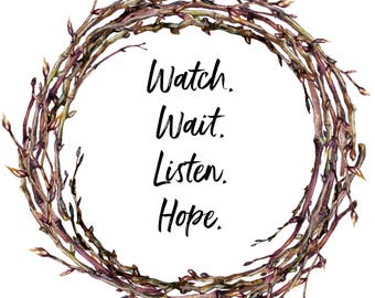 Digital Print- Advent wreath