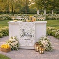 Personalized Wedding Bar Sign Fabric Banner, Custom His and Hers Bar Sign, Elegant Drink Station Decor, Linen Bar Front Sign Reception