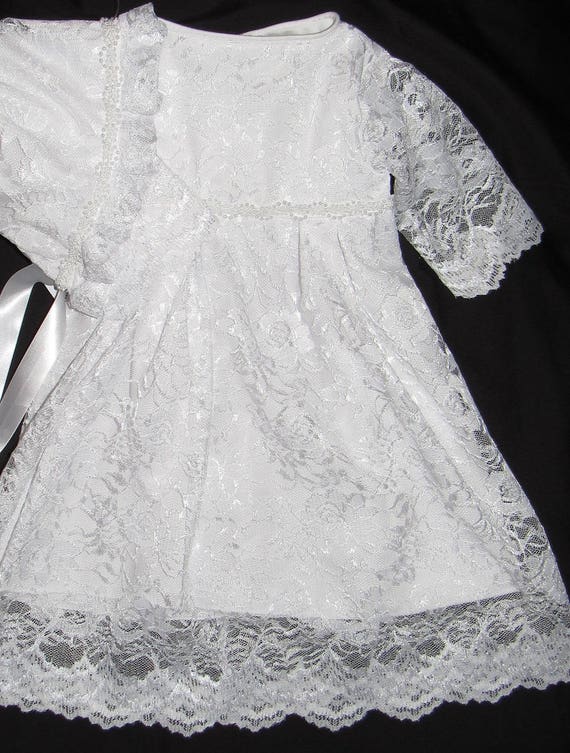 Baby Girls Baptism Dress Christening gown Lace baby | Etsy