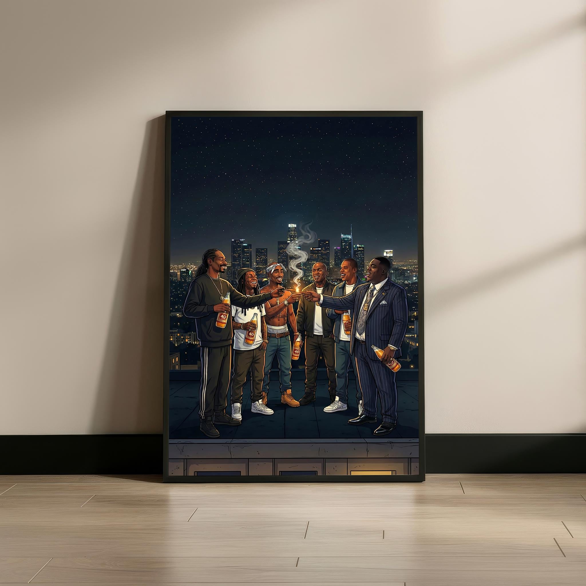 Tupac and Snoop Dogg Poster - Etsy