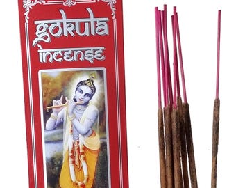 Gokula Classic Krishna Balaram Incense 20g – Divine & Sweet Floral Blend