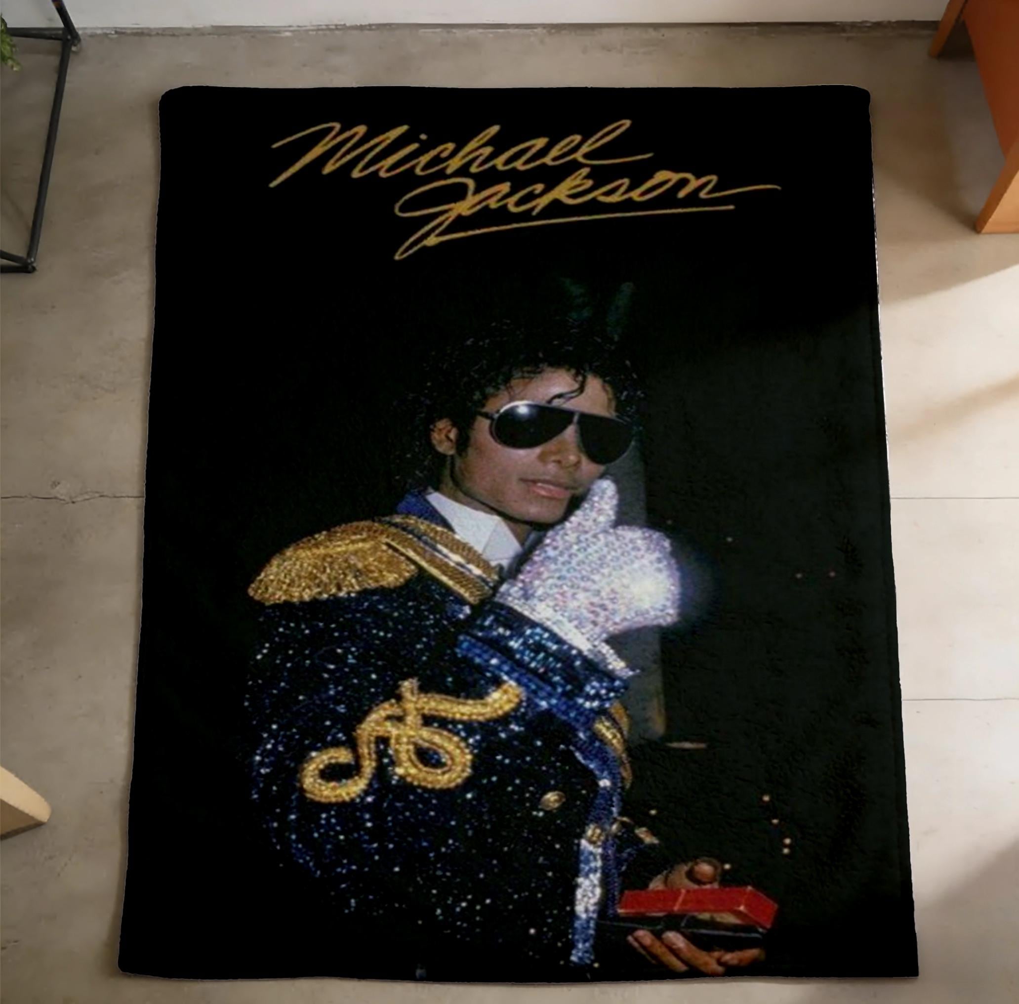 Michael Jackson Thriller Art Blanket Soft Throw Movie Poster Fan