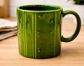 Pickle Mug – Green Pickle Coffee Mug – Funny Novelty Mug – Cute Food Mug – Unique Gift – Kitchen Humor Cup