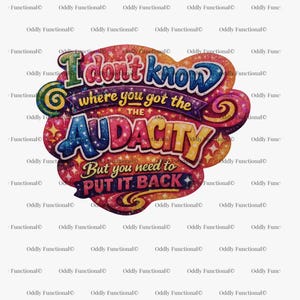 Pegatinas divertidas/sarcásticas Rainbow Holographic