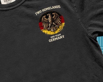 Vintage Style German Eagle T-Shirt, Comfort Colors 1717, Germany Soccer Tee