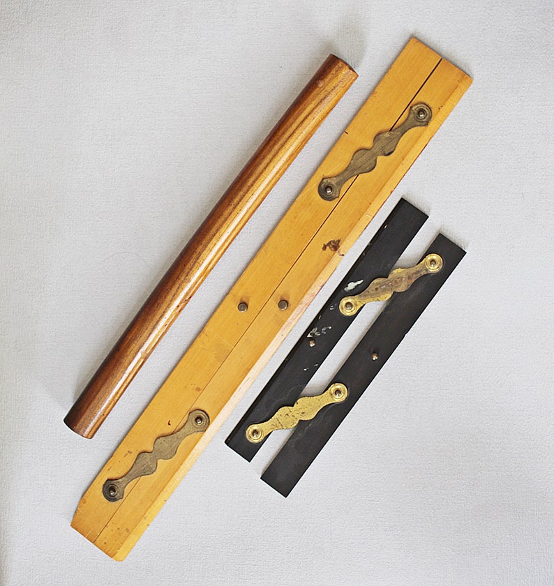 Parallel Rulers Vintage Parallel Rulers and Wood Rolling Ruler - Etsy