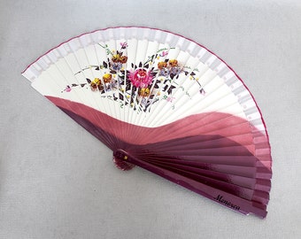 Hand painted Spanish wood fan