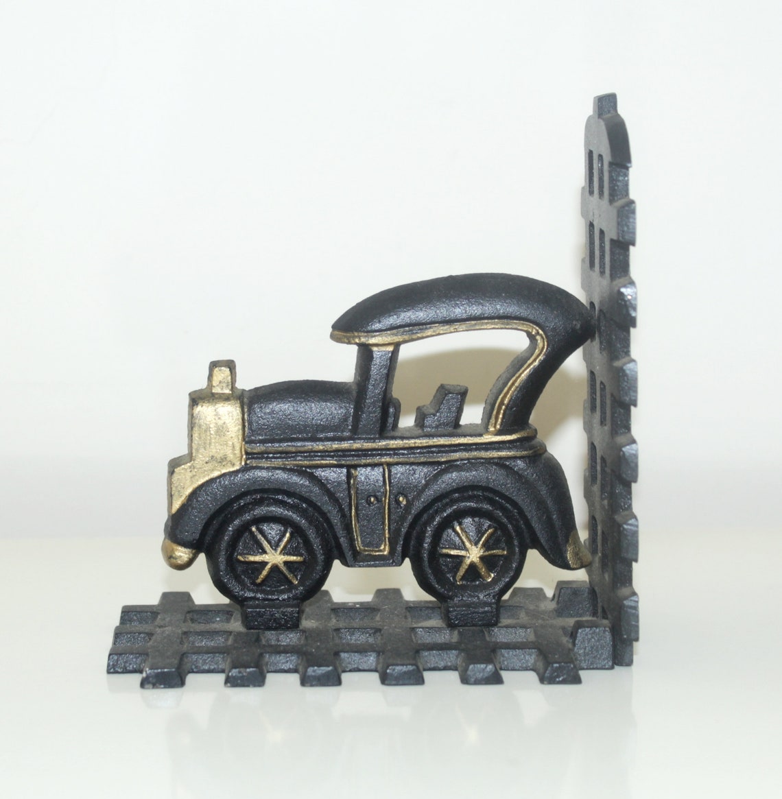 Vintage car book ends. Cast metal car bookends | Etsy