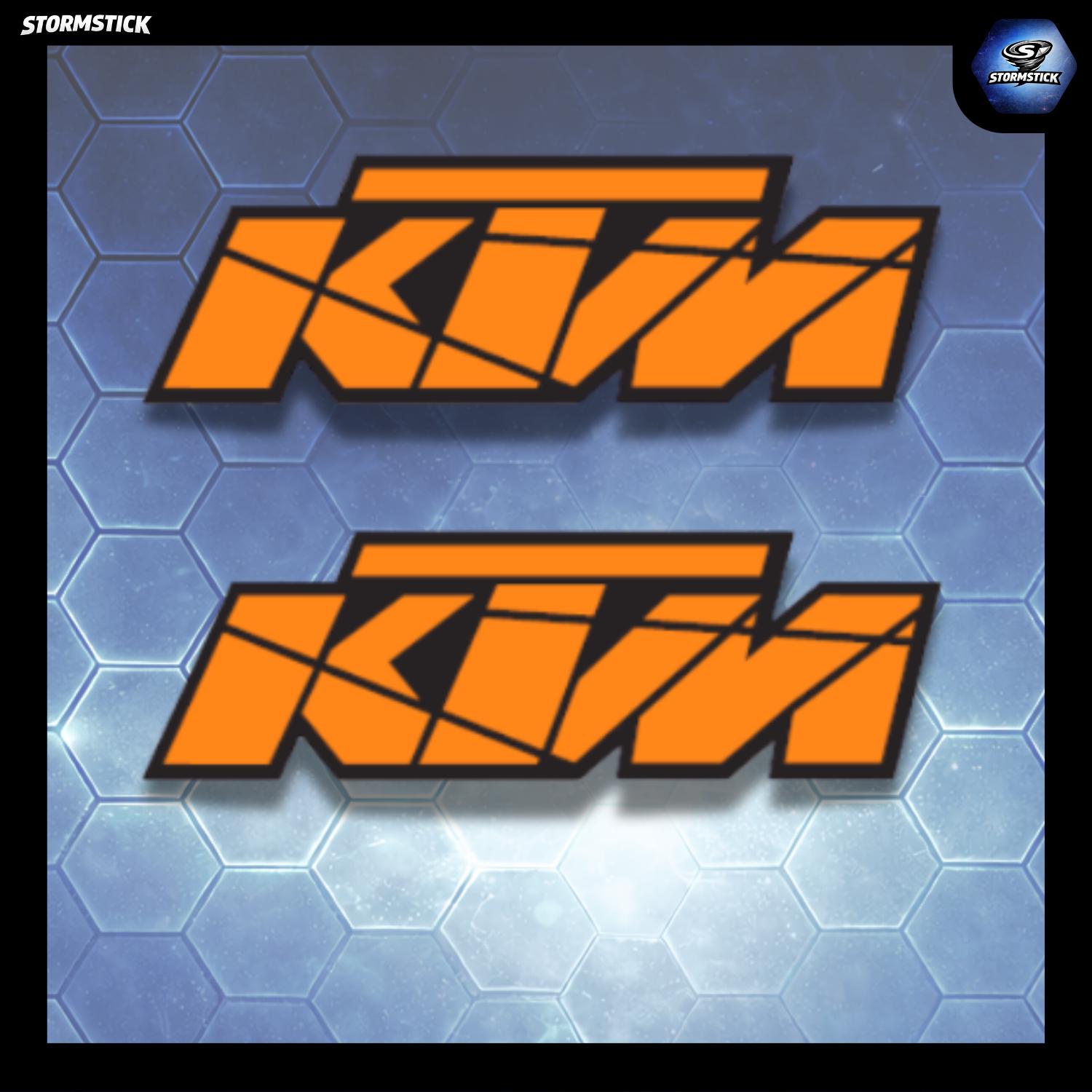 KTM Flags Sticker vinyle laminé