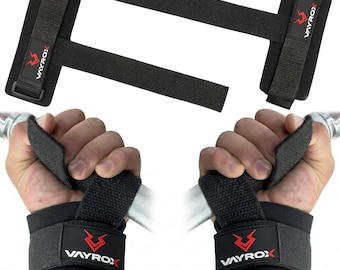 Weight Lifting Wrist Wraps for Gym Training, Bench Press Wrist Support, VAYROX