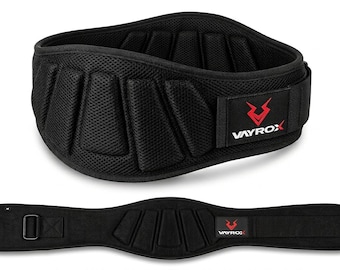 VAYROX Weight Lifting Belt – Adjustable Back Support Belt for Gym, Deadlifts, Squats & Strength Training