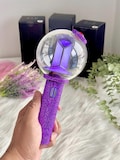 NEW Army Bomb Rhinestone Skin - Light Stick Ver. 4 - Concert Essentials - DIY Army Bomb Decor - Decoration - Sparkling Decor - High Quality