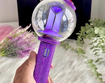 NUEVA Skin de Diamantes de Imitación de Bomba del Ejército - Light Stick Ver. 4 - Imprescindibles para Conciertos - Decoración DIY de Bomba del Ejército - Decoración - Decoración Brillante - Alta Calidad