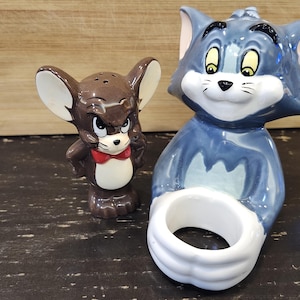 Tom Jerry Salt Pepper Shakers - Etsy