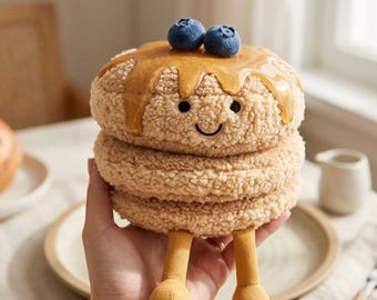 Amuseables Fran Pancakes Peluche Suave Regalo con Bolsa Guardapolvo Nuevo con Etiquetas