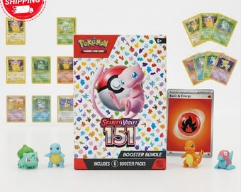 NEW Pokemon 151 Booster Bundle TCG SV Scarlet Violet 151 6 Card Booster Packs