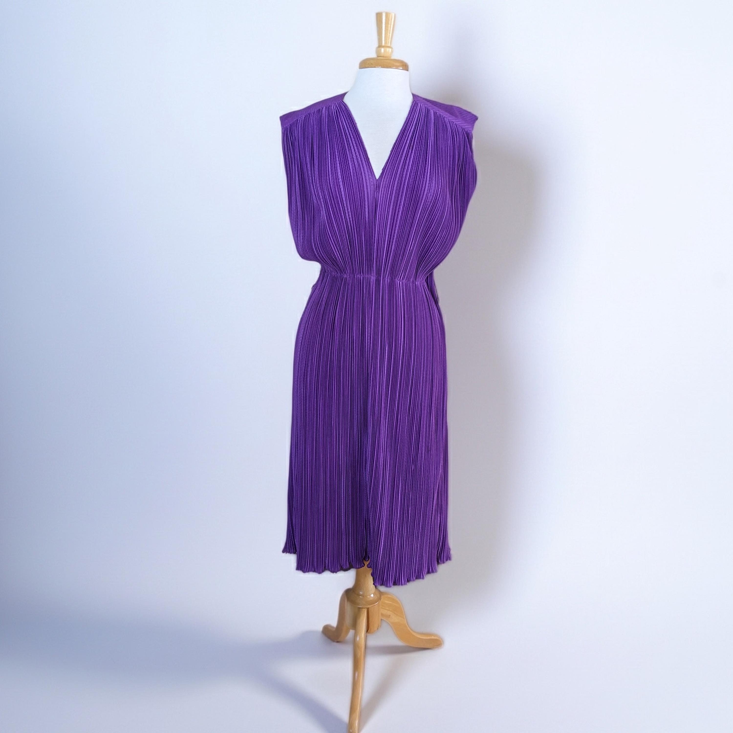 strapless open back dress Mardi Gras Purple Smocked Bishop Dress by Classic Whimsy - Girls Dresses