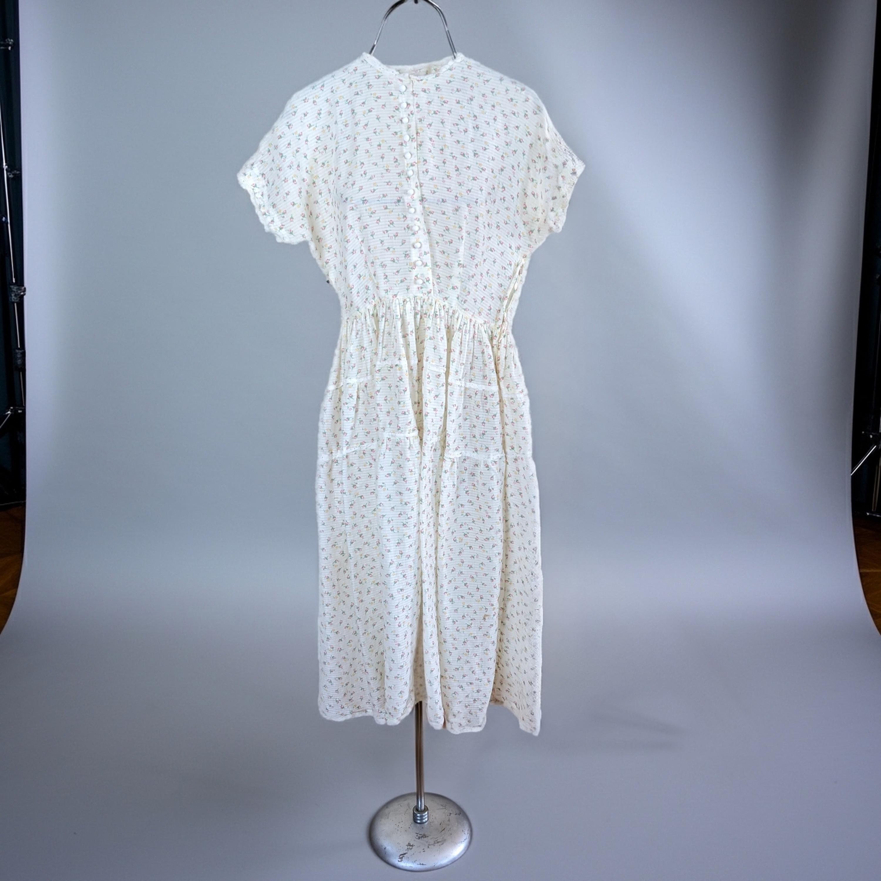 chinese dress ladies Linen Blend Shirt Dress Linen / M main image 1