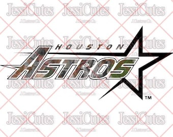 Houston Astro Star Camo PNG Digital Download Sticker/Cricut/DTF Designs