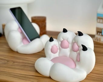 Telefon standı kedi pati tepsisi