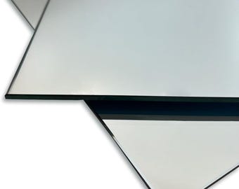 Custom Cut 1/4" Clear Mirror – Table Tops, Shelves, Gym, Deco, Backsplash Designs