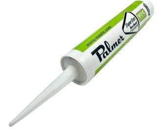 Palmer PM290 Mirror Adhesive White – Mirror-Mastic to stick glass mirrors on drywall, Mirror glue