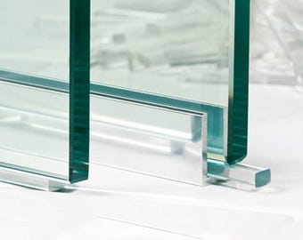 Calços de plástico transparente para calçar vidro, espelho e janelas (100 unidades)