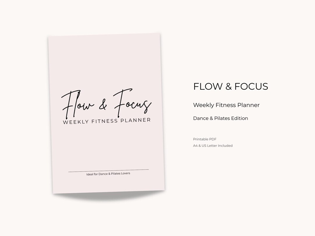 Printable Weekly Fitness Planner PDF | Workout Tracker for Women ...