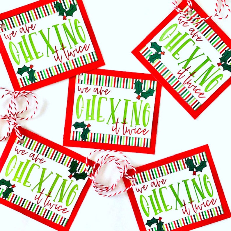 Christmas Chex tag Chex mix tag Chex tag Chex Cereal tag Etsy