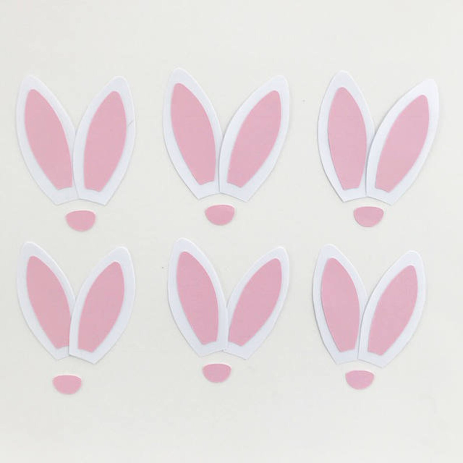 Bunny Ears Ears Rabbit Ears Pink and White bunny ears Etsy