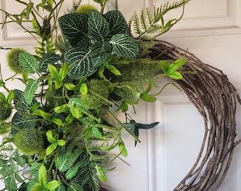 Kvistmossa 45 cm vinrankranka.