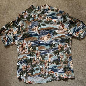Kamehameha Vintage Hawaiian Shirt - Etsy