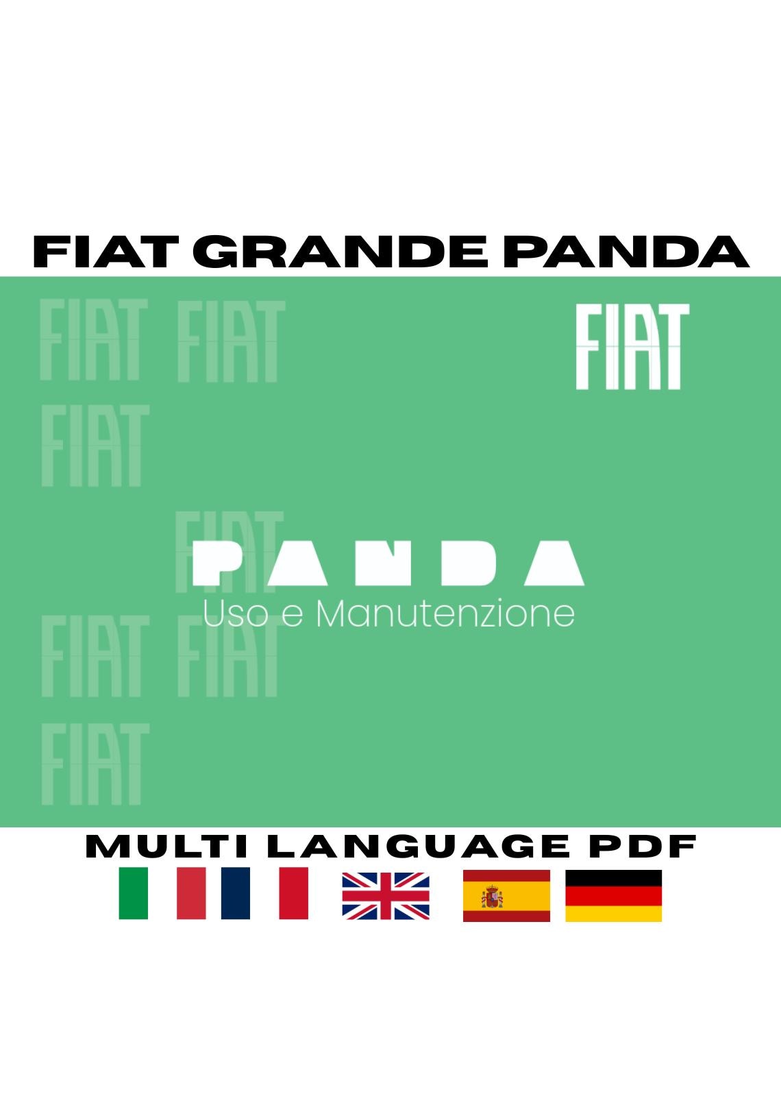 Fiat Grande Panda 2025 Owner's Manual, User Manual, and