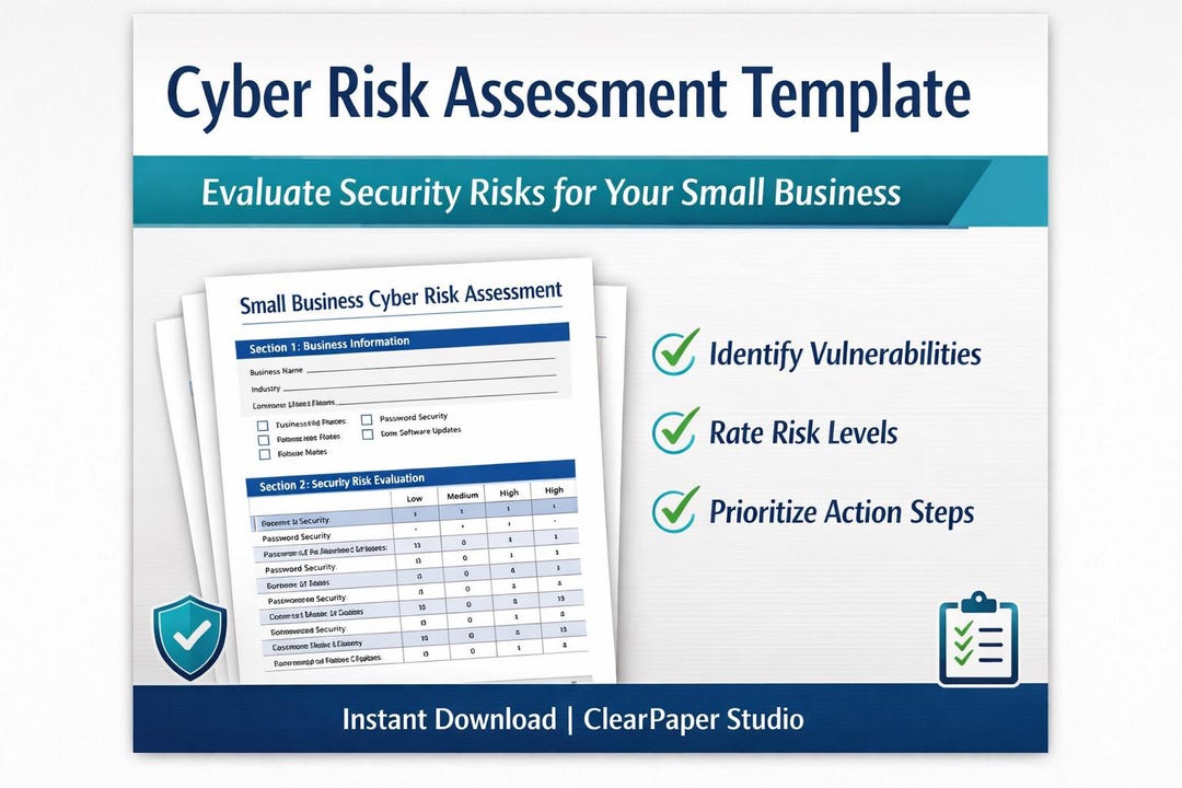 Cyberriskassessmenttemplateforsmallbusiness ...