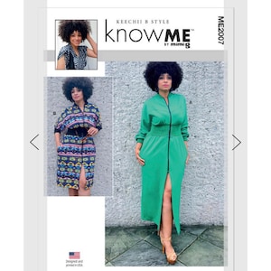 Know Me ME2007 Misses Knot Dress Sewing Pattern K5 ( 8-16 )