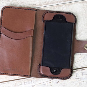 iPhone 5, 5s, 5c Leather Wallet Phone Case image 1