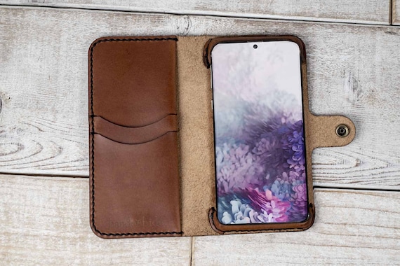 Galaxy S Fe Leather Wallet Case Handmade S Fe Case Etsy Uk
