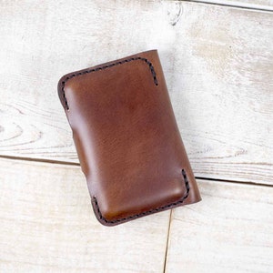Light Phone 2 Leather Wallet Case, handcrafted in USA image 3