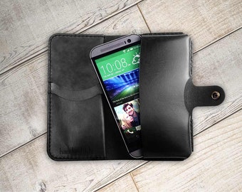 Leather Smartphone Wallet - iPhone, Galaxy, Motorola, LG, Huawei, OnePlus, And Many Others, custom, crossbody phone case, handcrafted