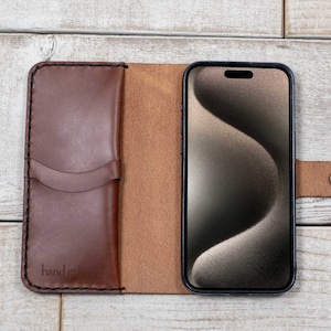 iPhone 12 Pro Leather Wallet Case