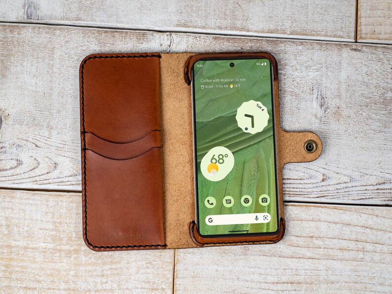 Google Pixel 7 Pro Leather Wallet Case Google Pixel 7 Pro Etsy