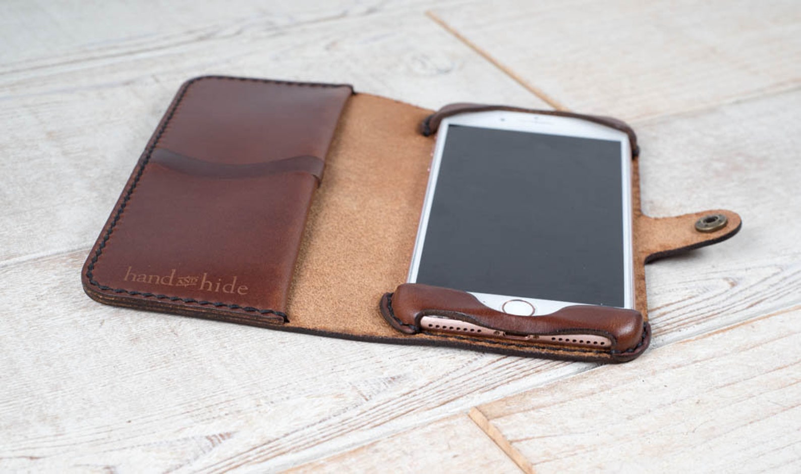 Iphone 6s Plus Leather Wallet Case Leather Iphone 6 Plus Etsy