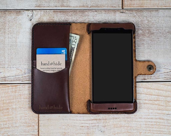 Xperia Z5 Premium Leather Wallet Case Xperia Z5 Premium Phone Etsy Norway