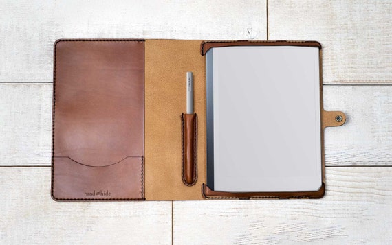 Remarkable 2 Tablet Leather Folio Case With Stylus Sleeve, Handcrafted From  Veg-tanned Full-grain Leather, Professional, Made in USA 