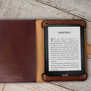 Funda Kindle Scribe 2022 / Funda de cuaderno digital de cuero / Funda Kindle  de cuero personalizada / Funda Kindle Scribe grabada / Kindle Scribe -   España