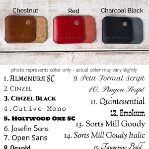 Fairphone 3 through 6+ Leather Wallet Case, handcrafted in the USA from veg-tanned cowhide image 8