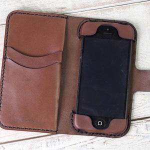 iPod Touch Leather Wallet Case, 5th, 6th, or 7th generation